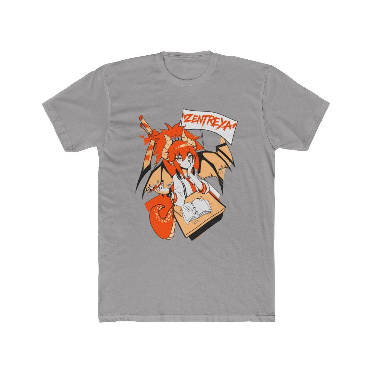 Vshojo Zentreya - *Limited Edition* High School 2XL Tshirt - alternate angle 2, merchandise