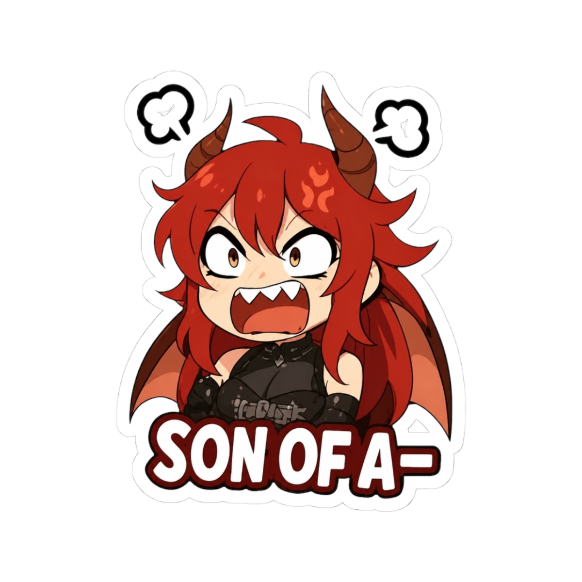 Zentreya Mario Party Style Sticker "Son of a-" - Official stickers merchandise
