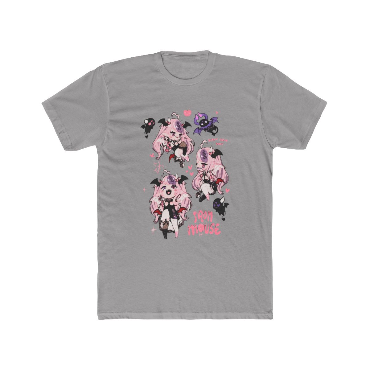 Ironmouse Chibi Collage Girls Off-Shoulder T Shirt | Zentreya - Official t-shirts merchandise