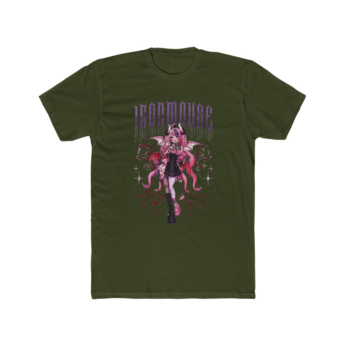 Ironmouse Demon Girl T Shirt By Square Apple Studios | Zentreya - alternate angle 4, merchandise